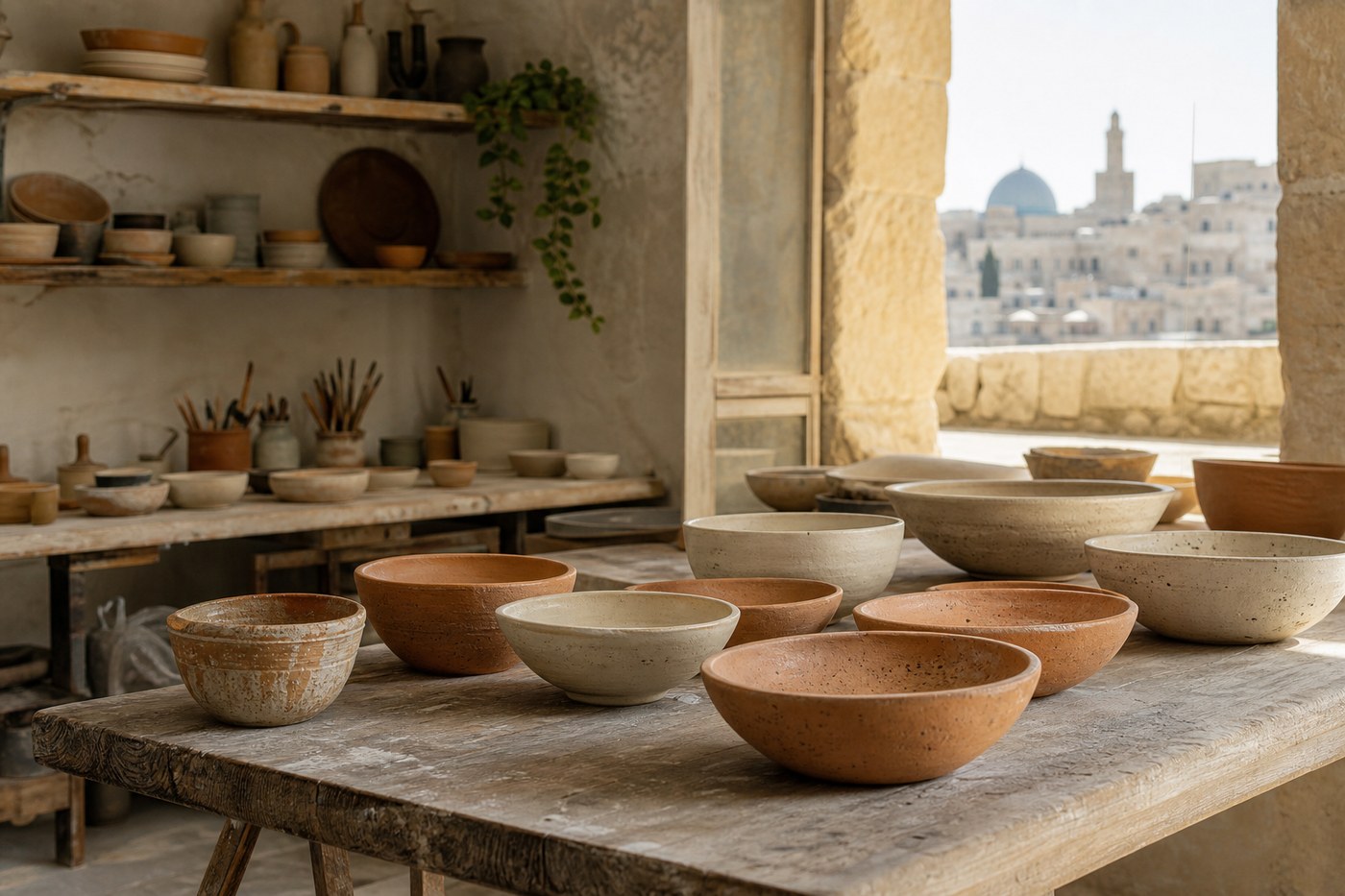 David Azoulay, ceramicist specialising in functional ware and Moroccan tiles